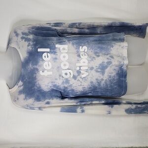 American Eagle Women's Long Sleeve Tie-Dye Shirt